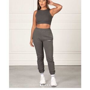 Unlabeled Women's Charcoal Jogger Pants